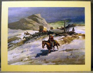 Lot of 6 Beautiful 11 x 14 inch Lloyd Harting Prints Early West