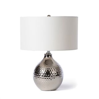 Barbara Cosgrove Silver Foil Calloway Desk & Table Lamp