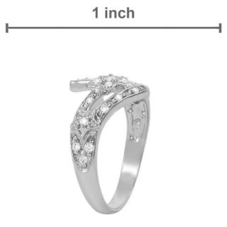 ELINI 0 25 CTW Color G H Diamonds 18K Gold Ring Size 8