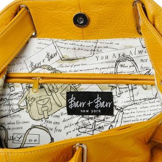 Barr + Barr Leather Satchel with Zipper Pocket