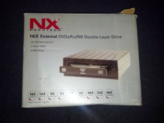 Nexxtech 16x External DVD R RW Double Layer Drive