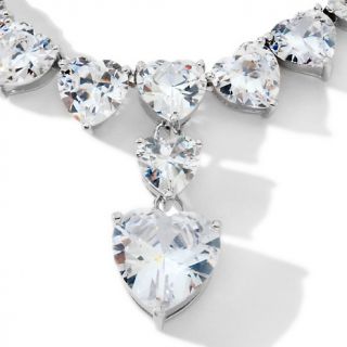  Simmons Jewelry Justine Simmons Jewelry 108.35ct CZ Heart Necklace