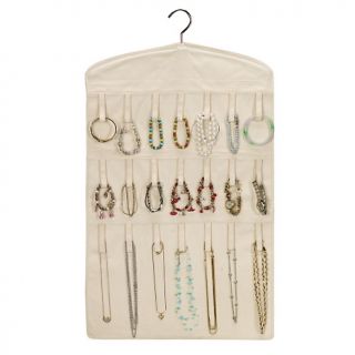 107 2262 household essentials hanging bracelet and necklace organizer