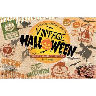110 3523 tj designs rubber stamp set vintage halloween rating 1 $ 21