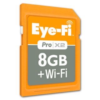 eye fi 8gb sdhc memory card pro x2 wireless class