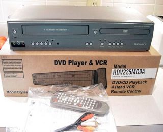   DV225MG9 DVD HI FI Stereo VHS VCR Combo Player Factory Refurbished