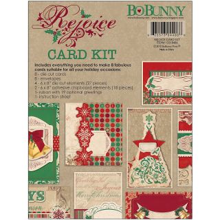 113 3288 bo bunny bo bunny rejoice card kit makes 8 cards with