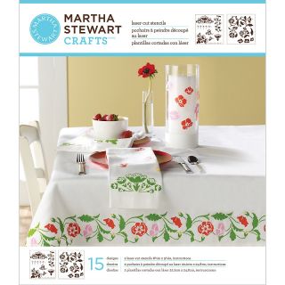 113 6238 martha stewart crafts martha stewart medium stencil sheets