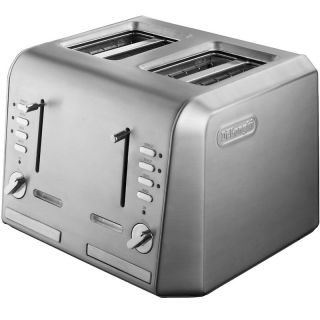 110 5114 de longhi de longhi 4 slice toaster stainless steel note