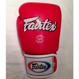 Fairtex BGV1 Training Boxing Gloves 12oz Red Muay Thai Twins Windy