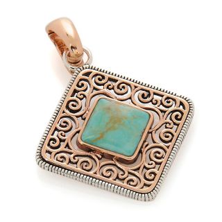 Jewelry Pendants Gemstone Studio Barse Turquoise Copper