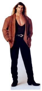 New lifesize (63 tall) cardboard standup of FABIO. This item can be