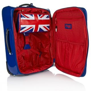 Twiggy London twiggy LONDON Union Jack Wheelie Luggage Case