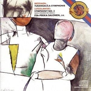  Messiaen Turangalila + Lutoslawski No 3 Esa Pekka Salonen 2CD CBS