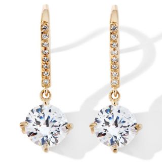 144 518 jean dousset absolute 3 12ct round and pave drop earrings
