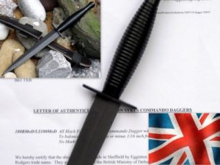 Fairbairn Sykes Commando Throwing Knife Authen Certif