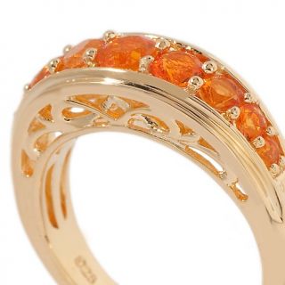 Victoria Wieck .5ct Graduated Round Fire Opal Band Ring