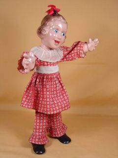 Vintage Composition Flexy Doll Ideal Baby Snooks Fanny Brice 1938