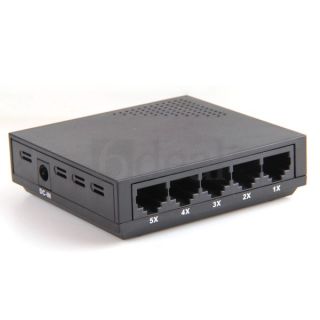 RJ45 5 Port 10 100Mbps Fast Network Ethernet Switch Hub