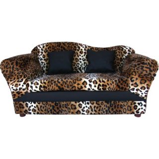 Fantasy Furniture Kids Wave Sofa in Leopard SW11