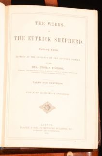 C1880 2 Vol Ettrick Shepherd Tales and Sketches by Hogg Centenary