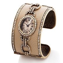  29 90 heidi daus a fabulous sunflower crystal leather watch $ 149 95