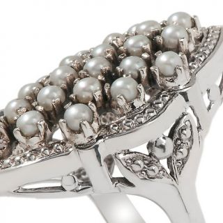 Nicky Butler Freshwater Pearl Cluster Sterling Silver Ring