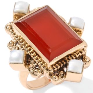 155 356 nicky butler carnelian and cultured freshwater pearl ring note