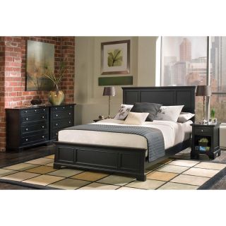 Home Styles Bedford Queen Bed and Nightstand
