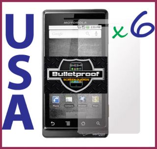 6X Clear LCD Screen Protector for Motorola Droid 2 A955