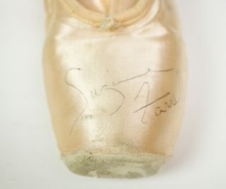 Susanne Farrell Autographed Pointe Shoes Absolutely 100% Authentic