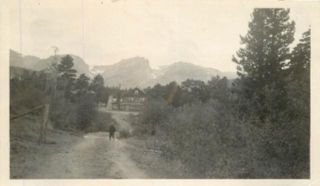 1924 Estes Park Colorado Spragues Lodge SNAPSH0T
