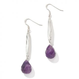 172 023 karen tribe silver collection amethyst sterling silver drop