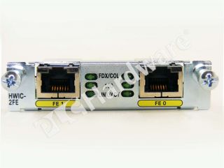 Cisco HWIC 2FE Genuine Layer 3 Ethernet routed High Speed Wan