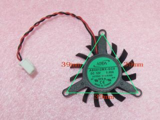New NVIDIA Video Card Fan Replacement 39mm AB6812MX GC0
