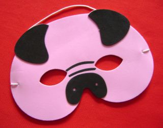 New Eva Foam Farm Animal Face Mask Fancy Dress Pig