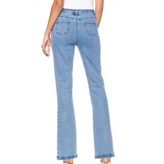 Fashion Jeans Flare Jeans DG2 Stretch Denim Fit and Flare Jeans