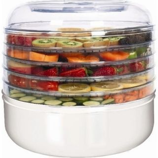 Ronco 5 Tray Layered Electric Food Dehydrator FD1005WHGEN Kitchen