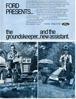 1971 Ford 140 & 60 Lawn & Garden Farm Tractor Ad