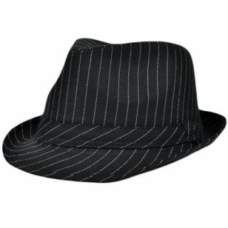 Fedora Trilby Homburg Stetson Gangster Hat Large XLarge Black White
