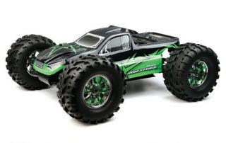 EXCEED RC MADSTORM STAR GREEN 52C63 NITRO MONSTER TRUCK 1 8 RTR