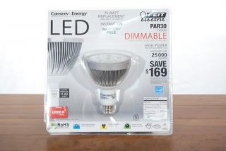 Feit Electric PAR30 Dimmable LED 13 5W 75W 38 Degree Flood Light 650