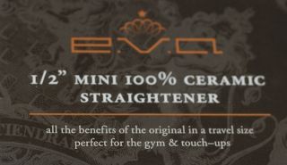 Eva Mini 1 2 Professional Hair Flat Iron Ceramic New