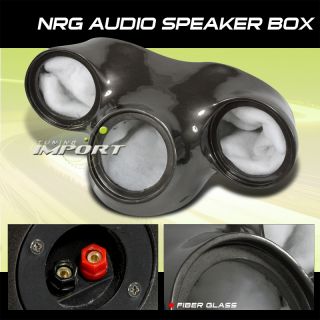 10 SEALED Fiberglass Subwoofer Enclosure Speaker Box NRG Audio JDM