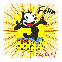 Felix The Cat Boston Yellow Bag of Tricks Purse Faux Leather Silver