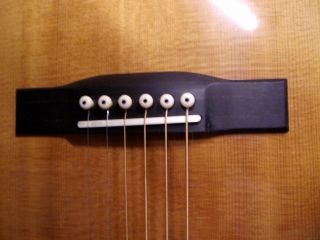 Handmade Weber Round Body Dreadnaught 6 String Guitar