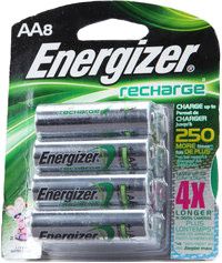 8pk AA Energizer Rechargeable AA Battery 2300mAh NiMH