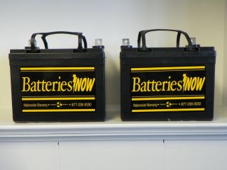 TWO Brand New 12 volt, 35 amp hour Batteries for Wheelchairs and Other