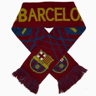 Barcelona Football Club Soccer Official Logo Scarf