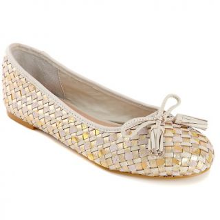 190 568 elliott lucca stacey woven leather ballet flat note customer
